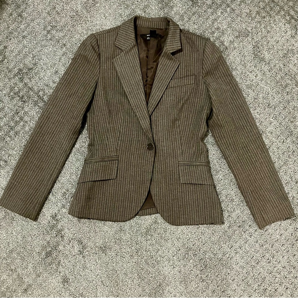 Zara Basic Brown Blazer